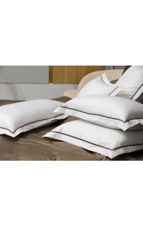 Наволочки с узкой отделкой "АЛЛЮР" альпийский молочный шоколад 50x90 (2шт), GERMAN GRASS