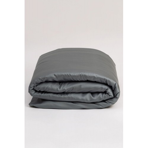 Пододеяльник тенсель "БРИЛЛИАНТ" серый 260х240, GERMAN GRASS