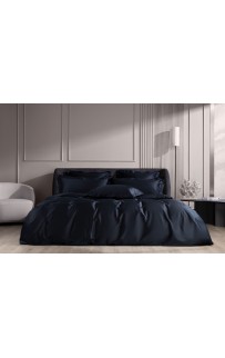 Пододеяльник хлопок "АЛЛЮР" черный оникс 150x200, GERMAN GRASS