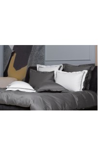 Наволочки с широкой отделкой Alpine Graphite Allure Grass 70х70 (2шт)