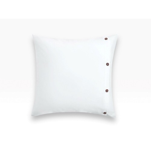 Наволочки декоративные хлопок "АЛЛЮР" альпийский белый 50x50 (2шт), GERMAN GRASS