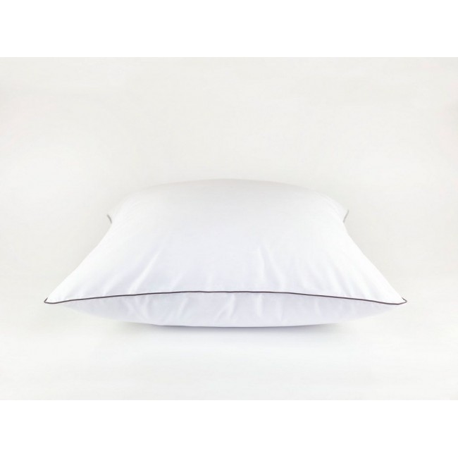 Наволочки "НОБИЛИС" белый с серым кантом 70x70 (2шт), GERMAN GRASS