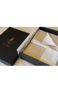 -015 Постельное белье Twist white and beige Семейный