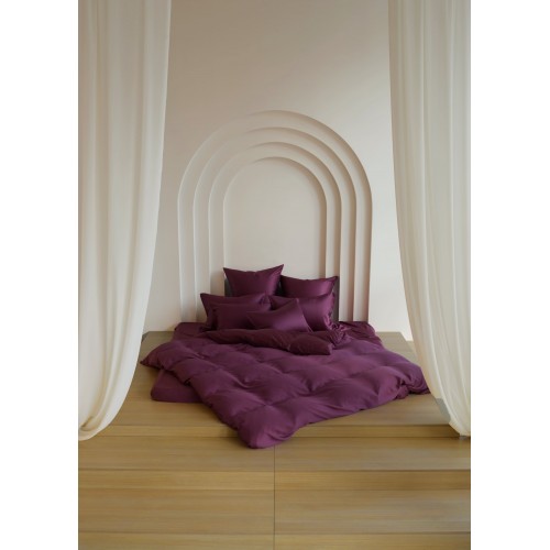 Постельное белье тенсель "БРИЛЛИАНТ" пурпурный Полуторный, GERMAN GRASS