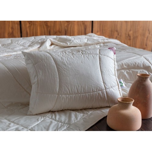 Подушка с органическим хлопком "ОРИДЖИ" регулируемая 50x70, GERMAN GRASS