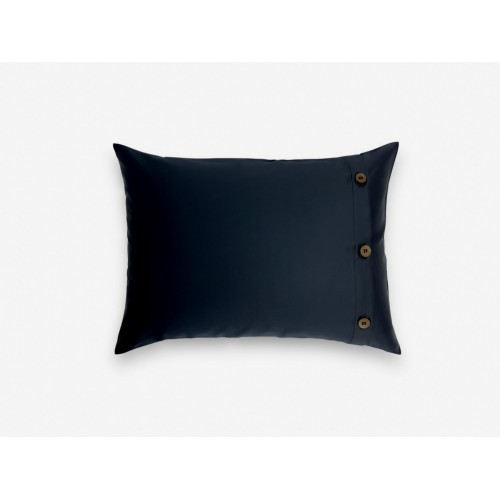 Наволочки декоративные хлопок "АЛЛЮР" черный оникс 33x45 (2шт), GERMAN GRASS