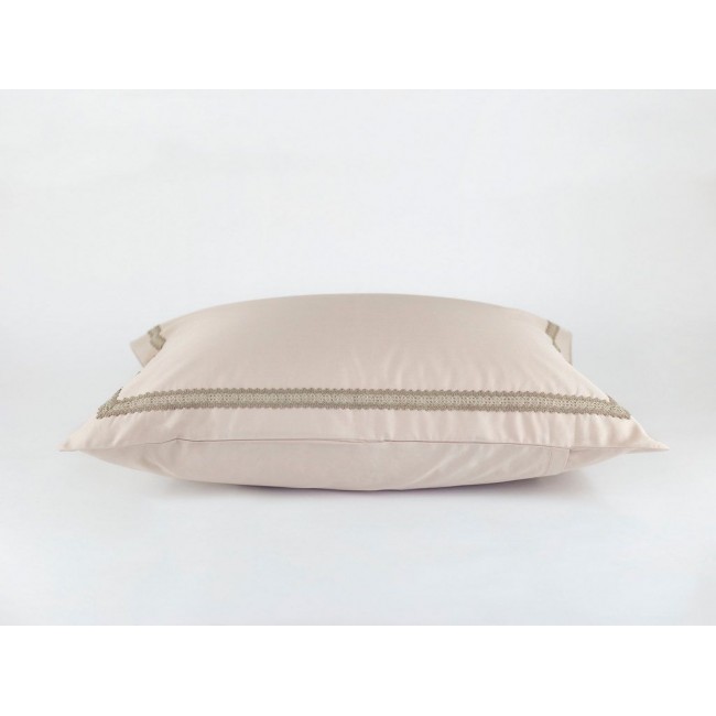 Наволочки "НОБИЛИС" бежевый кружево 50x70 (2шт), GERMAN GRASS Наволочки "НОБИЛИС" бежевый кружево 50x70 (2шт), GERMAN GRASS