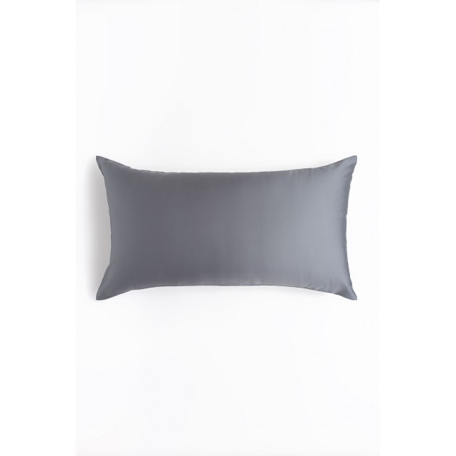 Наволочки тенсель "БРИЛЛИАНТ" серый 50x90 (2шт), GERMAN GRASS