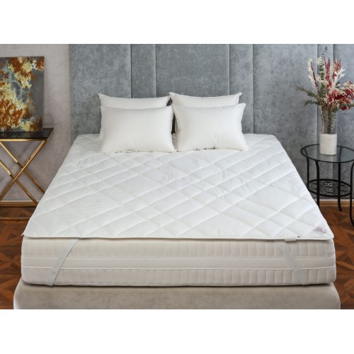 Наматрасник хлопковый "КОТТОНИ" легкий 140x200, GERMAN GRASS