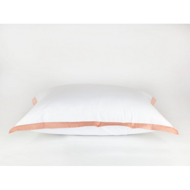 Наволочки "НОБИЛИС" белый с розовой отделкой 50x70 (2шт), GERMAN GRASS Наволочки "НОБИЛИС" белый с розовой отделкой 50x70 (2шт), GERMAN GRASS