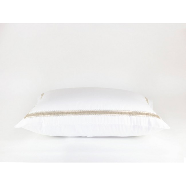 Наволочки "НОБИЛИС" белый с кружевом 50x70 (2шт), GERMAN GRASS Наволочки "НОБИЛИС" белый с кружевом 50x70 (2шт), GERMAN GRASS