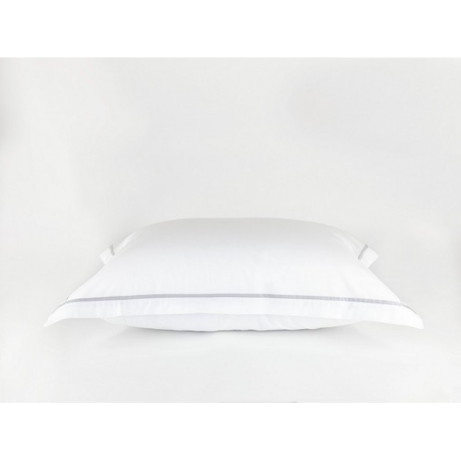 Наволочки "НОБИЛИС" белый с жемчужной узкой отделкой 50x70 (2шт), GERMAN GRASS Наволочки "НОБИЛИС" белый с жемчужной узкой отделкой 50x70 (2шт), GERMAN GRASS