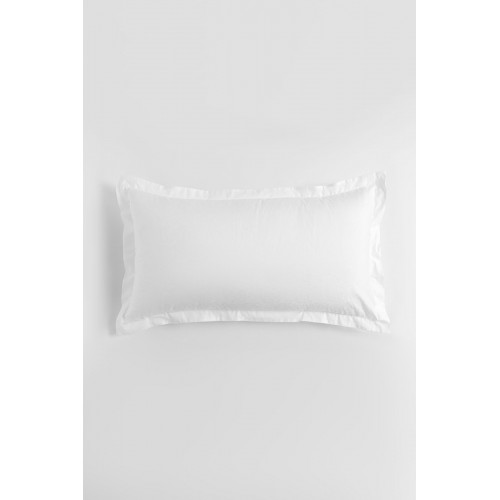 Наволочки "ПАЛЛАДА" белый жаккард. Узор «Пейсли» 50x90 (2шт), GERMAN GRASS