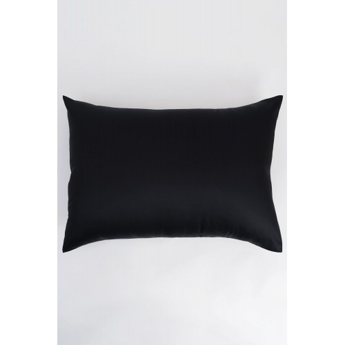 Наволочки тенсель "БРИЛЛИАНТ" черный 50x70 (2шт), GERMAN GRASS