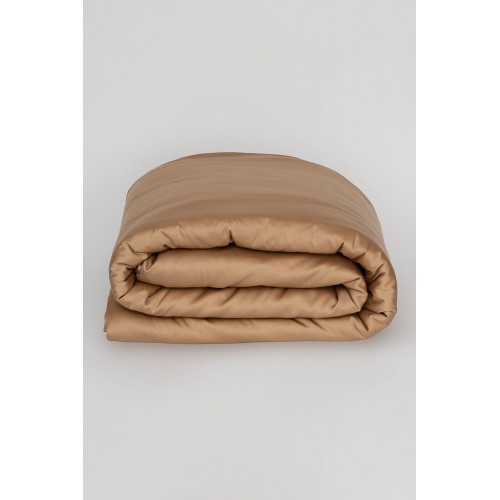 Пододеяльник тенсель "БРИЛЛИАНТ" песочный 200x200, GERMAN GRASS