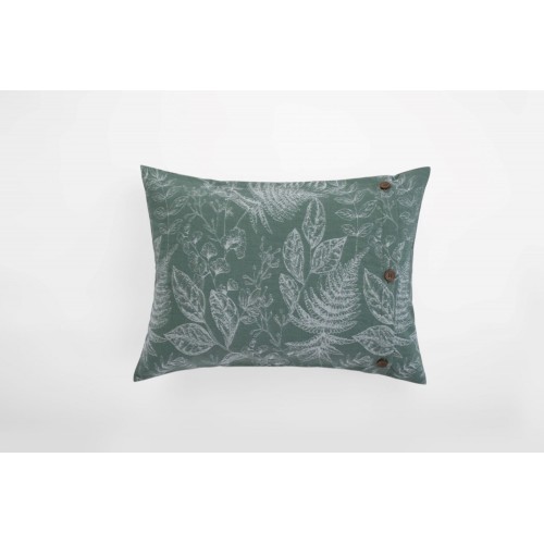 Наволочки декоративные "ПАЛЛАДА" натуральный зелёный 33x45 (2шт), GERMAN GRASS