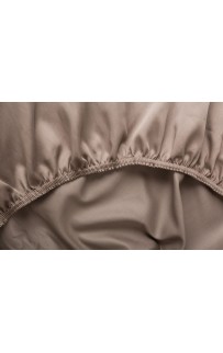 Простыня на резинке хлопок "АЛЛЮР" молочный шоколад 160x200x40, GERMAN GRASS Простыня на резинке хлопок "АЛЛЮР" молочный шоколад 160x200x40, GERMAN GRASS