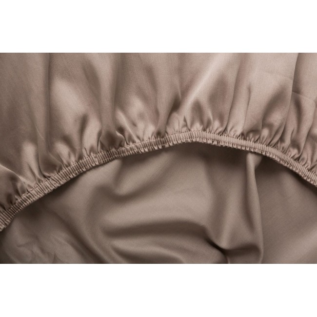 Простыня на резинке хлопок "АЛЛЮР" молочный шоколад 160x200x40, GERMAN GRASS Простыня на резинке хлопок "АЛЛЮР" молочный шоколад 160x200x40, GERMAN GRASS
