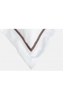 Наволочки с узкой отделкой "АЛЛЮР" альпийский молочный шоколад 50x90 (2шт), GERMAN GRASS