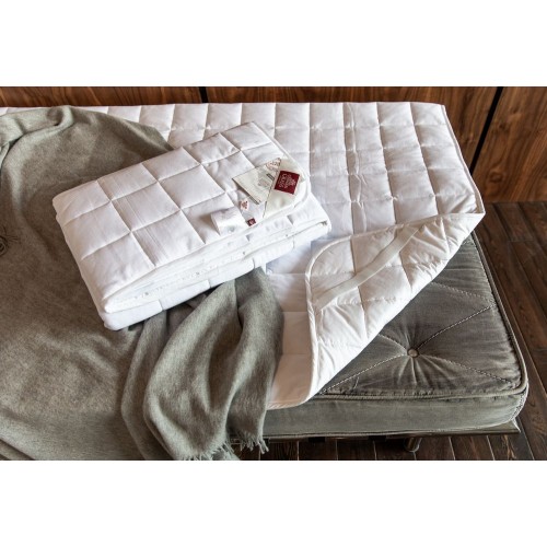 Наматрасник "4 СЕЗОНА" хлопок и овечья шерсть всесезонный 160x200