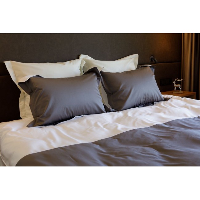 -015 Постельное белье Twist grey and white Семейный -015 Постельное белье Twist grey and white Семейный