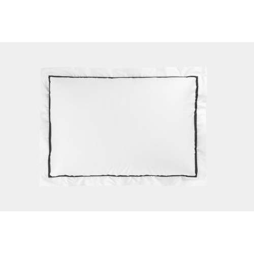 Наволочки с узкой отделкой хлопок "АЛЛЮР" альпийский черный оникс 50x70 (2шт), GERMAN GRASS