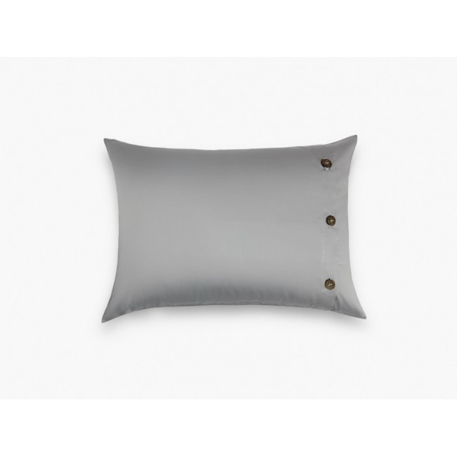 Наволочки декоративные хлопок "АЛЛЮР" пепельный серый 33x45 (2шт), GERMAN GRASS