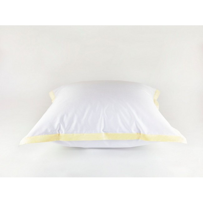 Наволочки "НОБИЛИС" белый с медовой отделкой 70x70 (2шт), GERMAN GRASS