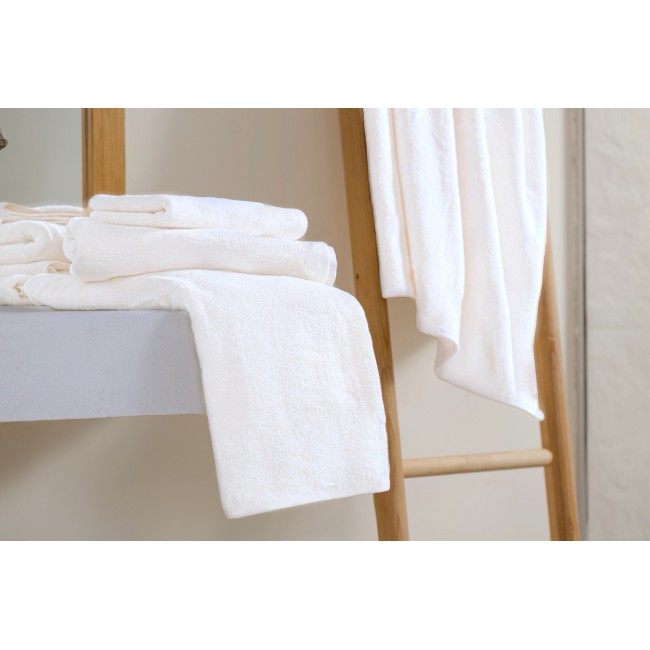 Полотенце махровое хлопковое "БАЛАНС" белое 50x90, GERMAN GRASS