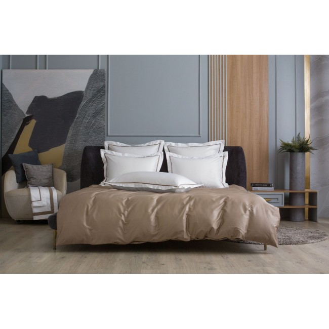 Наволочки с узкой отделкой Alpine Caramel Beige Allure Grass 50х70 (2шт)