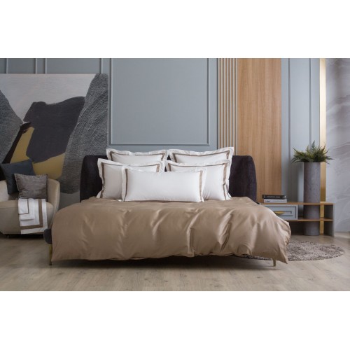 Наволочки с широкой отделкой Alpine Caramel Beige Allure Grass 50х70 (2шт)