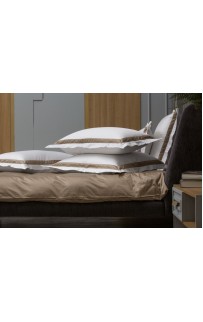 Наволочки с широкой отделкой Alpine Caramel Beige Allure Grass 50х90 (2шт)