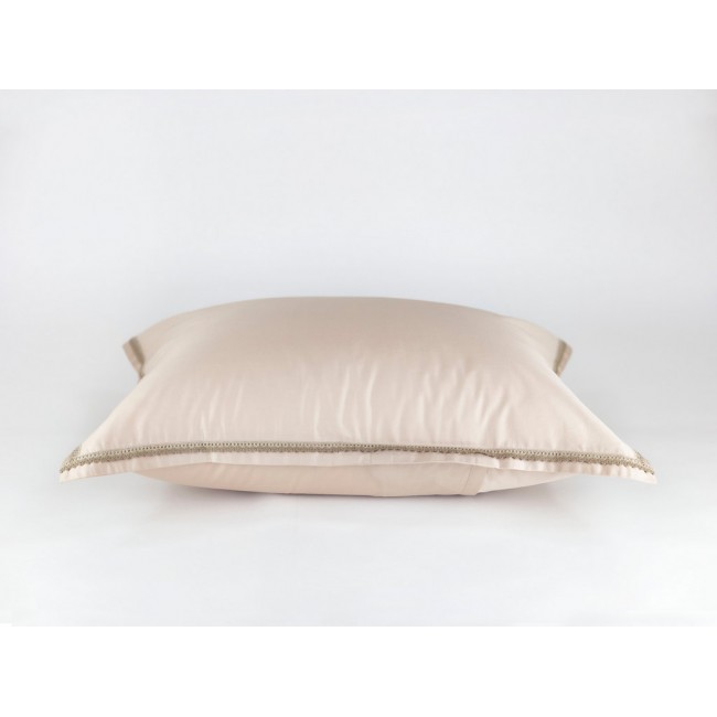 Наволочки "НОБИЛИС" бежевый тонкое кружево 50x70 (2шт), GERMAN GRASS