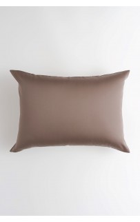 Наволочки тенсель "БРИЛЛИАНТ" коричневый 50x70 (2шт), GERMAN GRASS