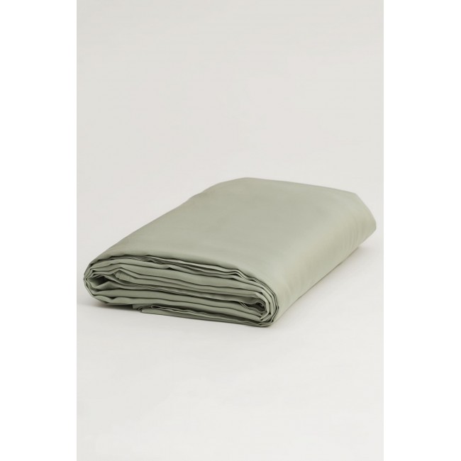 Простыня тенсель "БРИЛЛИАНТ" оливковый 240x260, GERMAN GRASS