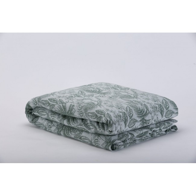 Пододеяльник "ПАЛЛАДА" натуральный зелёный 150x200, GERMAN GRASS