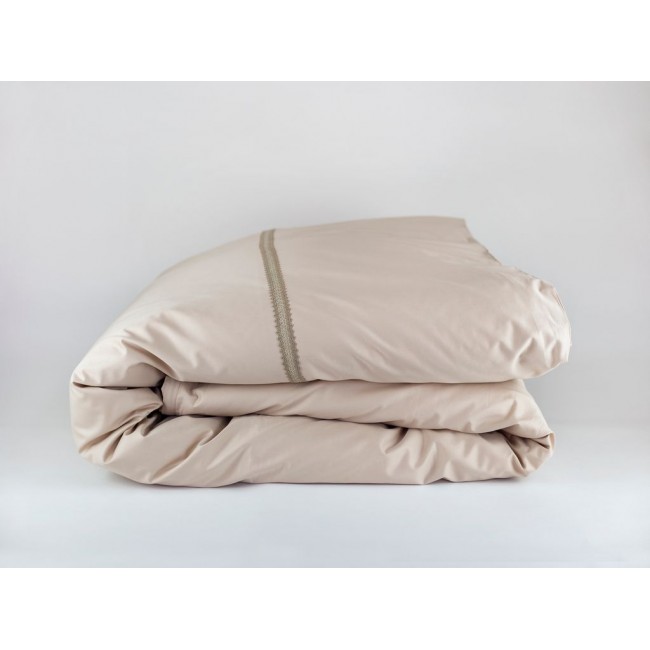 Пододеяльник "НОБИЛИС" бежевый кружево 200x220, GERMAN GRASS