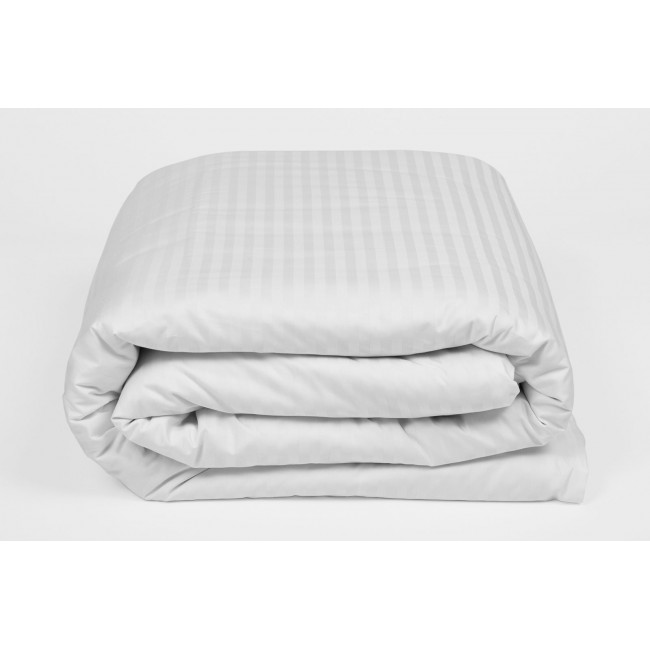 Пододеяльник "ПАЛЛАДА" белый страйп-сатин 150x200, GERMAN GRASS