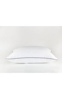 Постельное белье "НОБИЛИС" белый с серым кантом Евро 200x220, GERMAN GRASS