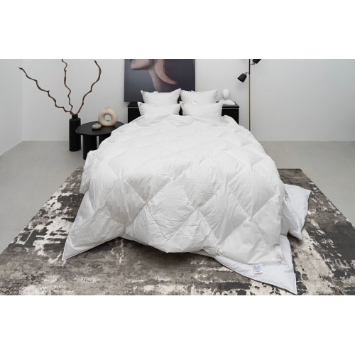 Одеяло пух перо "ПРАЙМ" в 100% хлопке всесезонное 240x220