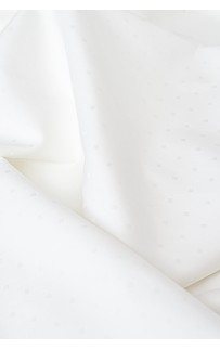 GR150 Постельное белье "ПАЛЛАДА" белый жаккард. Узор «Квадро» Семейный, GERMAN GRASS