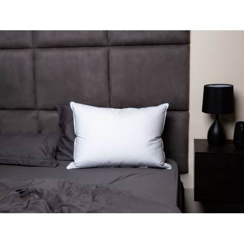 FDN-02410 Подушка пух перо "ОПТИМА" в 100% хлопке средняя 50x70, GERMAN GRASS