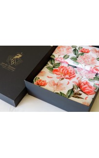 -017 Постельное белье Coral Peony Евро