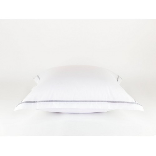 Наволочки "НОБИЛИС" белый с жемчужной узкой отделкой 70x70 (2шт), GERMAN GRASS