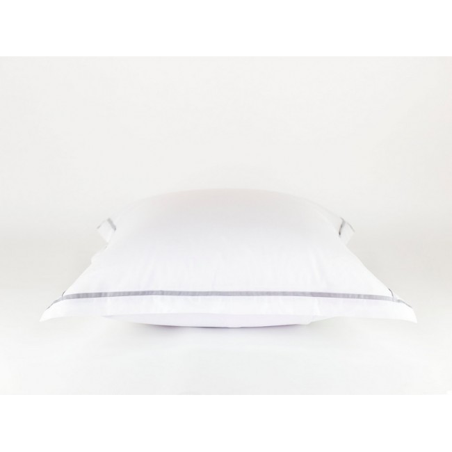 Наволочки "НОБИЛИС" белый с жемчужной узкой отделкой 70x70 (2шт), GERMAN GRASS