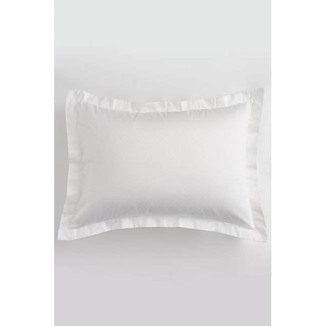 Наволочки "ПАЛЛАДА" белый жаккард. Узор «Квадро» 50x70 (2шт), GERMAN GRASS