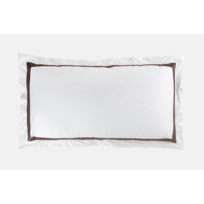 Наволочки с широкой отделкой "АЛЛЮР" альпийский молочный шоколад 50x90 (2шт), GERMAN GRASS