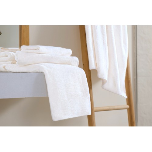 Полотенце махровое хлопковое "БАЛАНС" белое 70x140, GERMAN GRASS