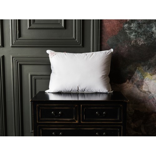 Подушка пуховая "ГРАНД" в тонком хлопковом батисте, упругая 50x70, GERMAN GRASS