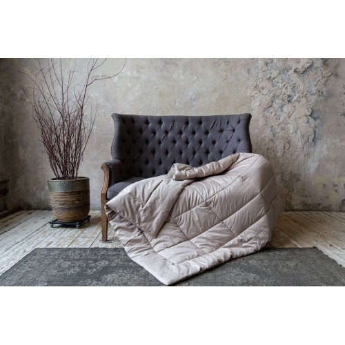 Одеяло пух верблюжьей шерсти "АЛМОНДИ" теплое 160x220, GERMAN GRASS